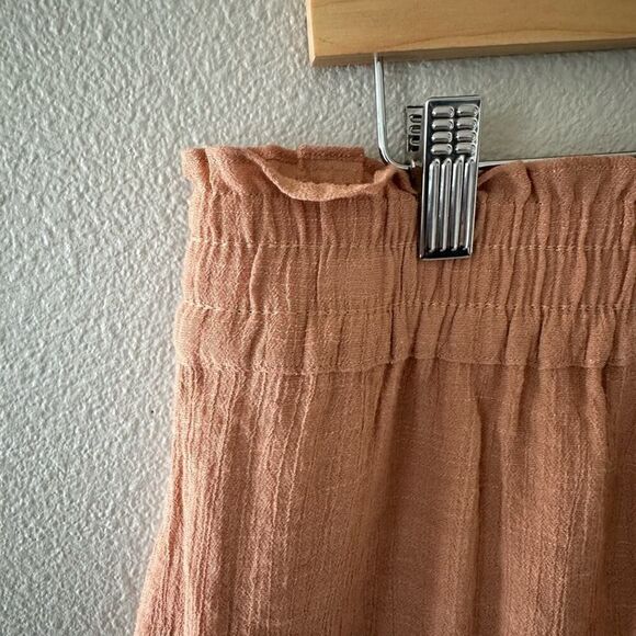 1 State Women's Breezy Neutral Textured High Waist Shorts Size XL - Picture 3 of 6